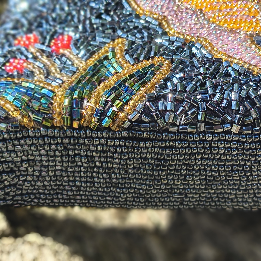 Embellished Beaded Clutch